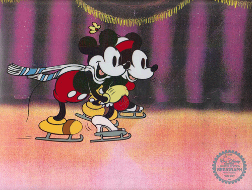 Mickey and Minnie Skating