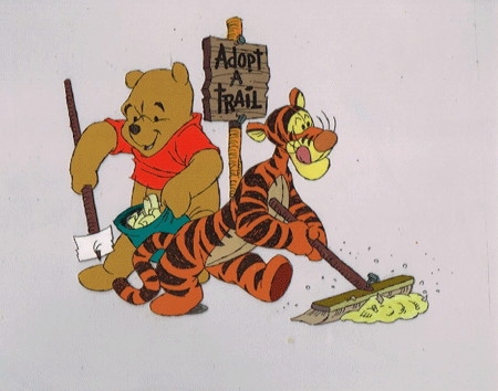 Winnie The Pooh and Tigger